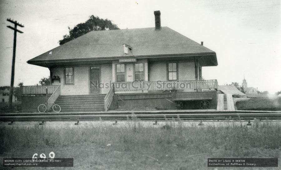 Postcard: Railroad Station, Cochesett, Massachusetts